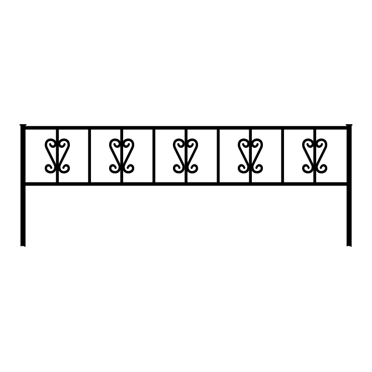 Металлические оградки, столы, скамейки в Димитровграде | Оградка №8