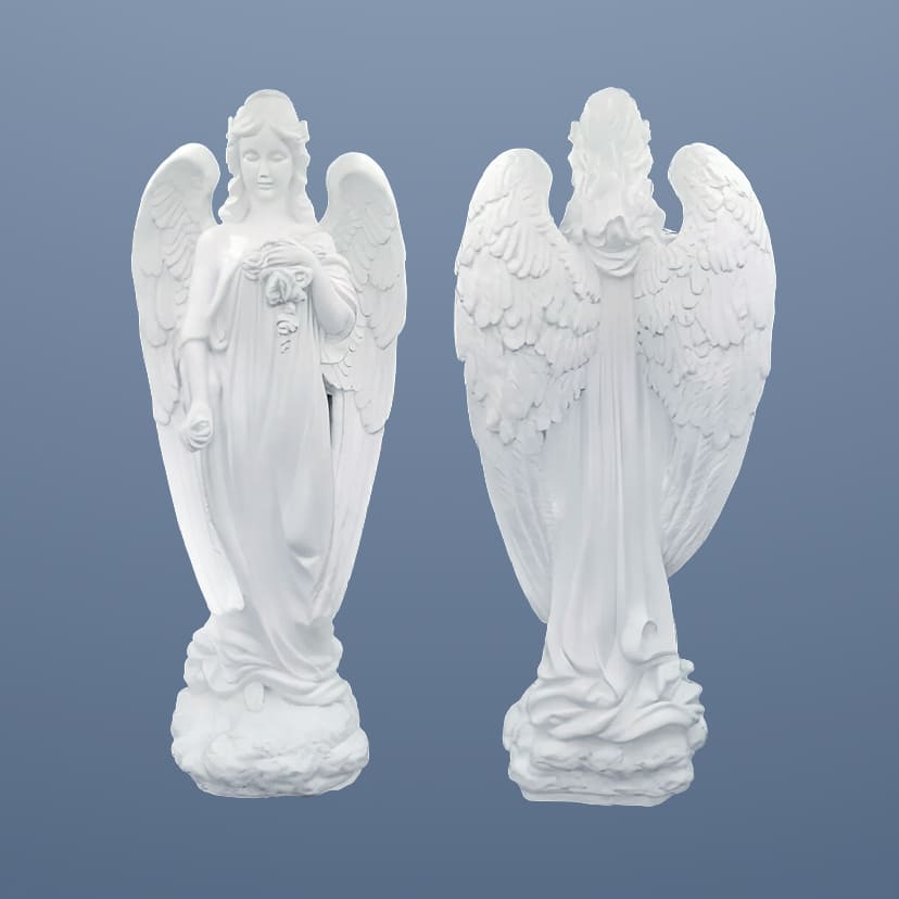 Скульптуры из искусственного мрамора на памятник в Димитровграде | Скульптура Ангела №2
