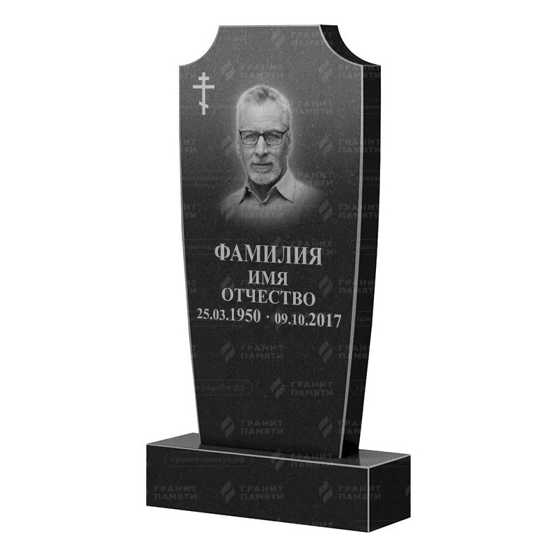 Памятники из гранита вертикальные в Димитровграде | Гранитный памятник ФГ-010