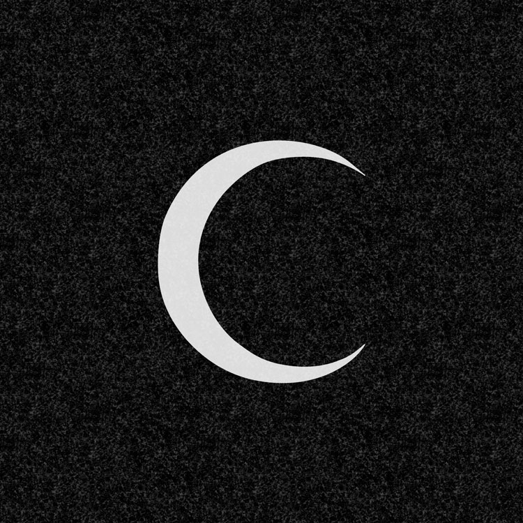 Символы веры | Рисунок мусульманский полумесяц с заливкой, РС-008