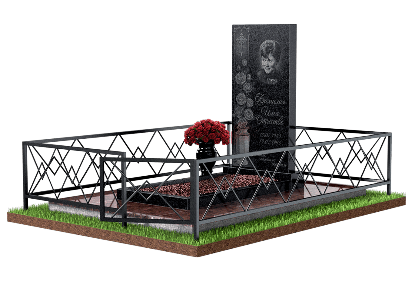 Благоустройство захоронения в Димитровграде