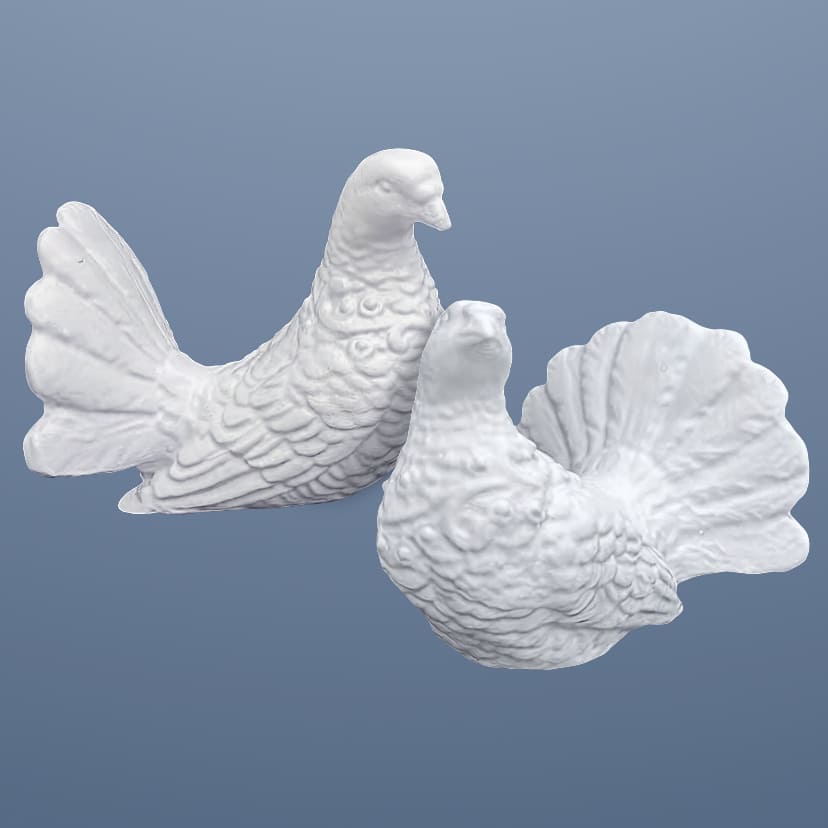 Скульптуры из искусственного мрамора на памятник в Димитровграде | Голубь пара