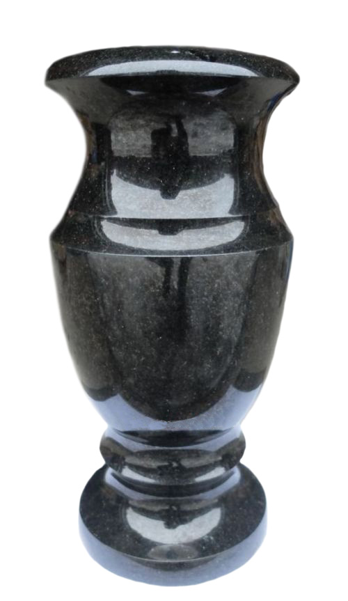 Вазы из камня в Димитровграде | Ваза гранитная «Габбро 30»