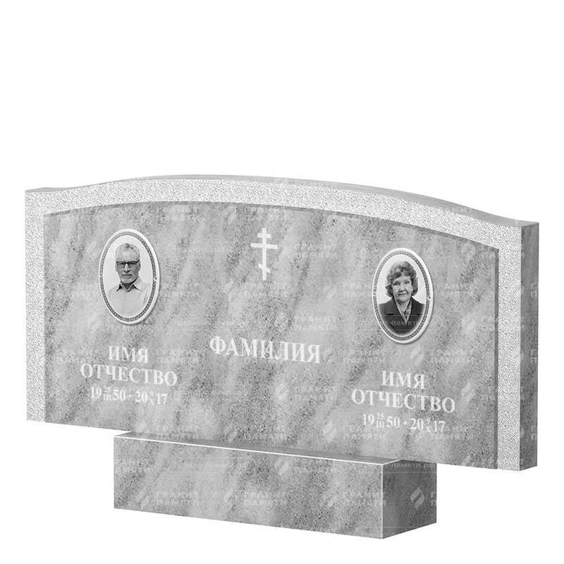 Памятники из мрамора в Димитровграде | Двойной мраморный памятник ФМ-131