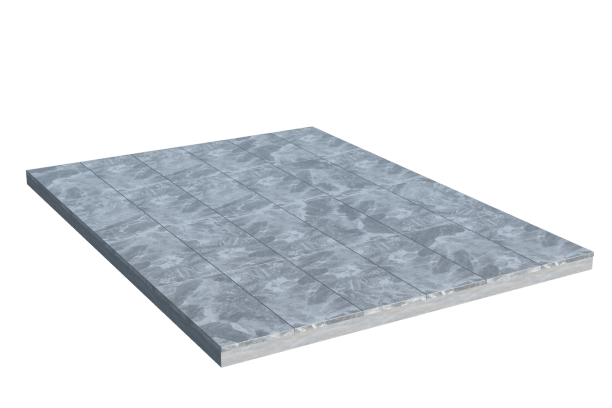 Площадки на могилу в Димитровграде | Площадка с мраморной облицовкой