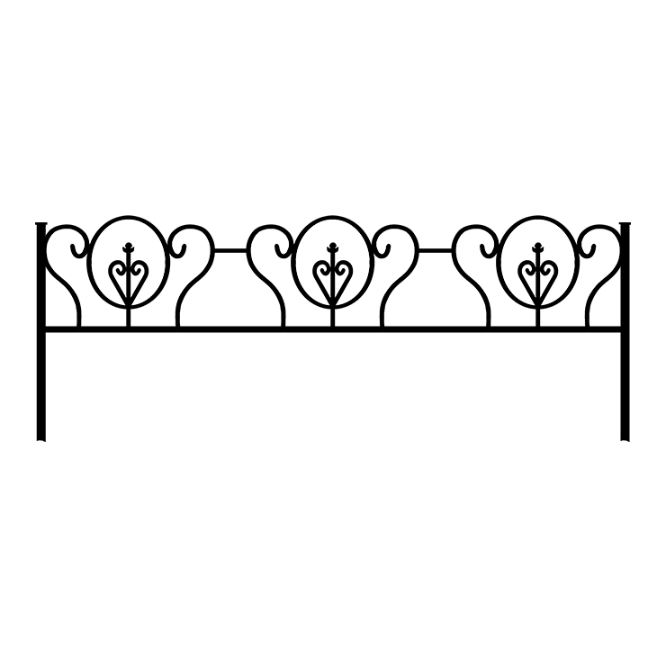 Металлические оградки, столы, скамейки в Димитровграде | Оградка №3