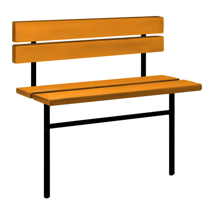 Металлические оградки, столы, скамейки в Димитровграде | Скамейка №3 со спинкой