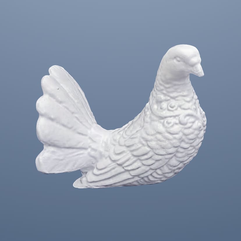 Скульптуры из искусственного мрамора на памятник в Димитровграде | Голубь право