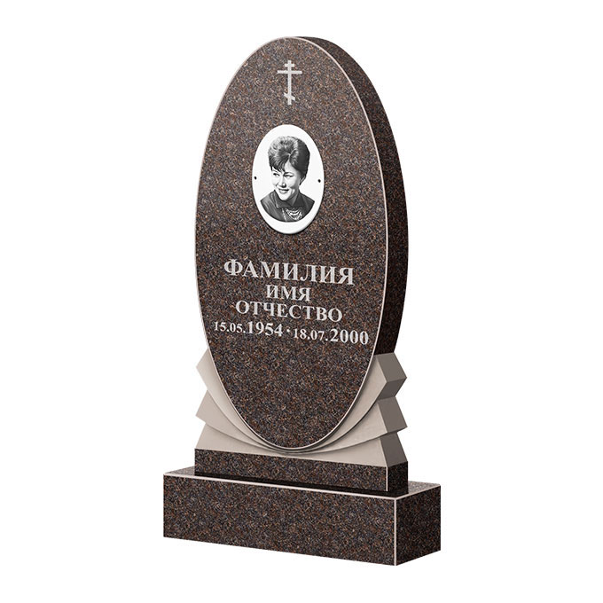 Памятники из цветного гранита в Димитровграде | Памятник из гранита Елизовский ФГЦ-068