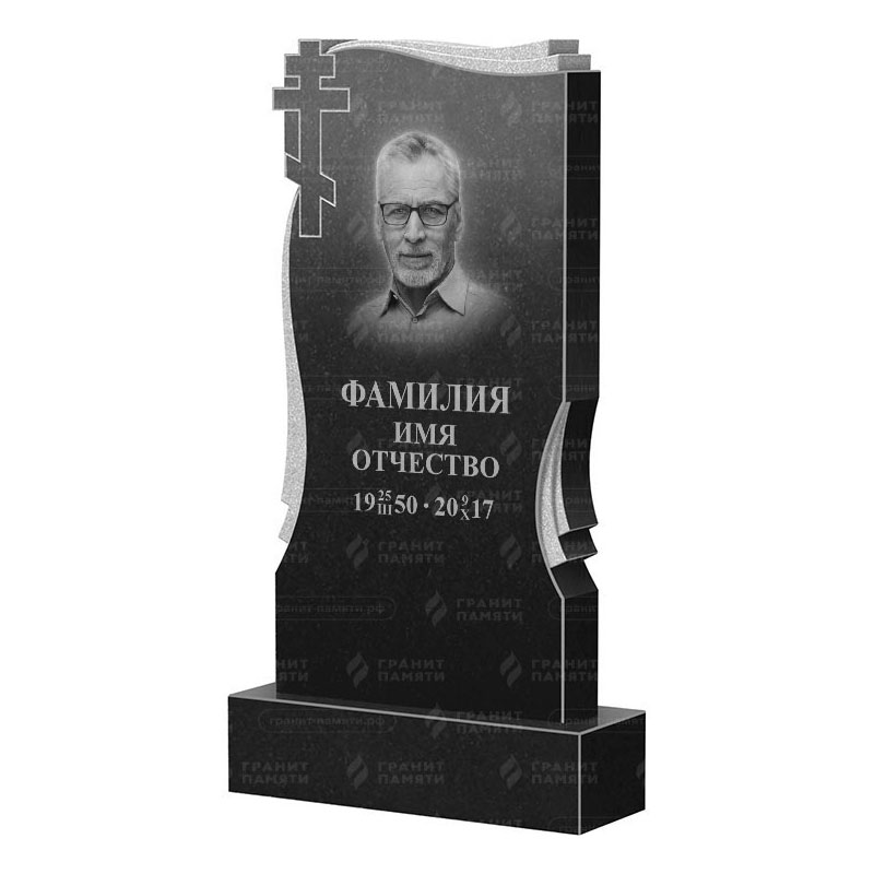 Памятники из гранита вертикальные в Димитровграде | Гранитный памятник ФГ-185